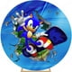 thumbnail image 5 of Fondo redondo azul sónico para fiesta de cumpleaños de niños, decoración para baby shower, círculo con relámpagos, fondo para fotografía, póster, utilería para estudio, 5 of 5