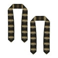 Daiia Happy New Year 2025 E Pattern Graduation Shawl Stole Satin