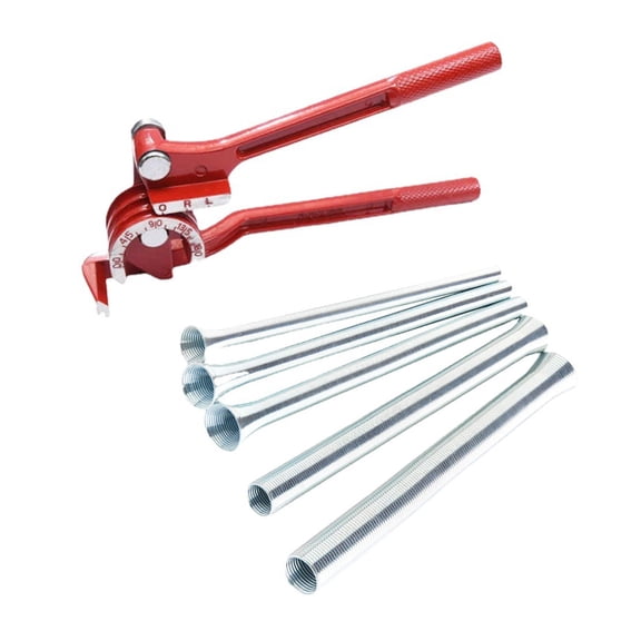 JROCHE Manual Tube Bender 180 Degree Tubing Bender for 1/4 5/16 & 3/8Inch Bending Tool