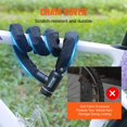 thumbnail image 4 of VEVOR Bike Chain Lock, 3.94 Ft Combination Bicycle Chain Lock with 3 Keys, Heavy Duty Anti-Theft High Security Bike Locks, Perfect for Bike, Motorcycle, Scooter, Bicycle, Door, Fence or Gate, 10mm, 4 of 9