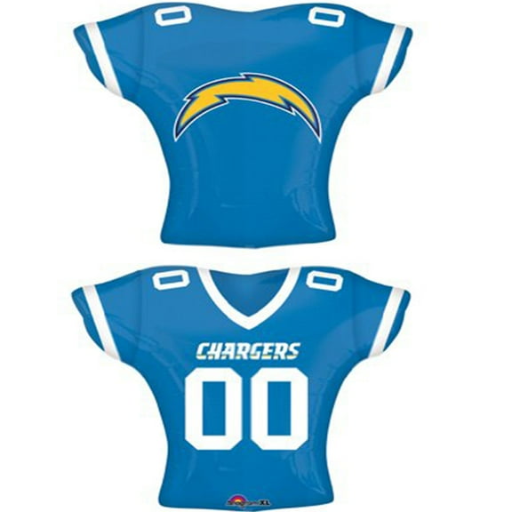 Los Angeles Chargers Jersey Shape Foil Balloon 24"