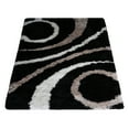 thumbnail image 5 of Rugsotic Carpets Hand Tufted Shag Polyester Eco-Friendly Area Rugs - 5'x8', Rectangle, Black, Plain Solid Design, High Pile Handmade Anti Skid Rugs for Living Room, Bed Room K00002, 5 of 5