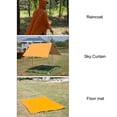 thumbnail image 4 of Soidarity Chubasquero Rain Cape Poncho Picnic Mat Con capucha Impermeable Refugio Protección Type2 NO2, 4 of 6