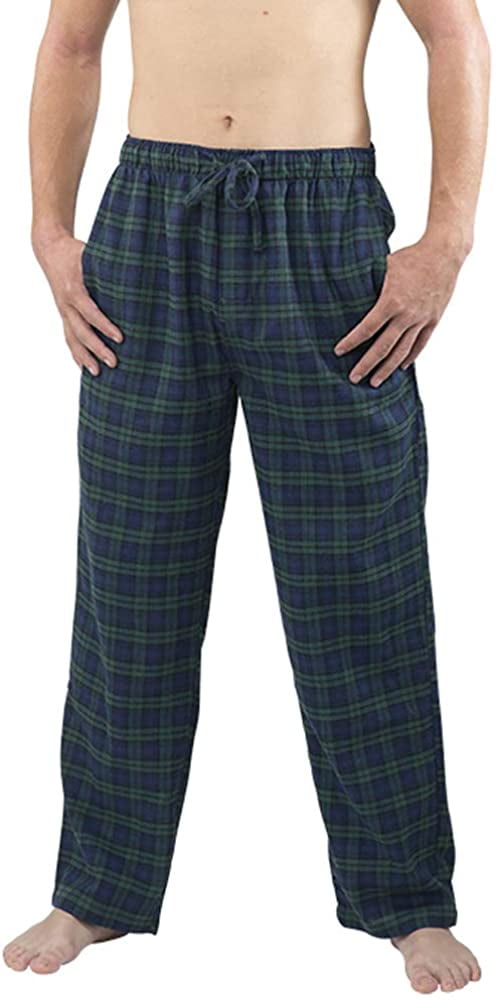 Mens Flannel Pajama Pants - Comfortable Cotton Bottoms Sleep or ...