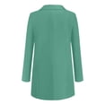 thumbnail image 5 of Gyexs Blazers for Women Lightweight Open Front Cardigan Shirts Long Sleeve Lapel Pockets Loose Fit Work Casual Suit Jackets, Green, Size XXXL, 5 of 6