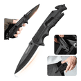 thumbnail image 1 of 5 En 1 Navaja Tactica De Camping Plegable Y Multiherramienta Portátil Xtellar negro, 1 of 4