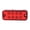Red, variant on LAZIOEGR 6pcs 8 LED Clearance Side Marker Lights Indicators 12V for Truck Trailer Lorry 3.74 inches / 9.5 cm Yellow
