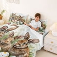 thumbnail image 3 of Erosebridal Kids Cute Bunnies Queen Sheet Sets, Easter Eggs Bed Set, 4-Piece, 3 of 5