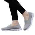 thumbnail image 2 of Pimfylm White Leather Sneakers For Women Women's Casual Supportive Sneaker Grey 8, 2 of 5