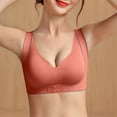 thumbnail image 4 of Bras underwear Womens Full Coverage Padded Bra Wireless Bras Seamless Non-wired Bras Full Coverage Support Bra Comfy Daily Essentials Everyday Underwear Gym Workout, 4 of 7