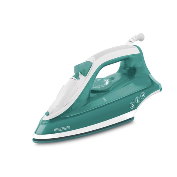 Black+Decker Plancha de Vapor TrueGlide muy durable y más vapor, Tanque de Agua 250ml, IRBD352