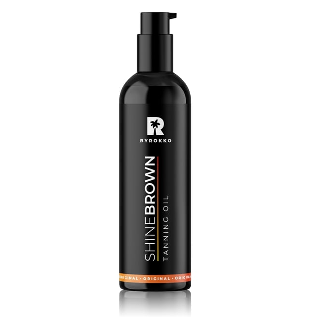 Aceite bronceador BYROKKO Shine Brown 150 ml Tan Accelerator
