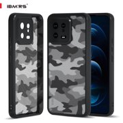 IBMRS For Xiaomi 13 Case, Shockproof Clear Phone Case (Camo Black)