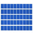 thumbnail image 1 of Lot de 50 cartes de visite professionnelles en aluminium, résistantes à l'usure et à l'eau, gravées au laser, pour entreprise, bleu, 1 of 4
