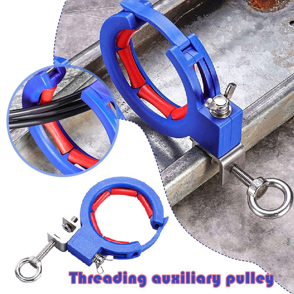Cable Pulling Pulley for Easy Installation of Ethernet Coaxial Fiber Optic and Low Voltage Cables in Cable Trays