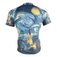 thumbnail image 4 of joogoo Starry Sky Oil Paint Men's Cycling Jerseys Mountain Bike Short Sleeve Tops M, 4 of 7