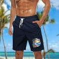 thumbnail image 2 of SELONE Men's Casual Vacation Swim Trunks Hawaiian Board Shorts Drawstring Beach Shorts with Pockets Bathing Suit, 2 of 5