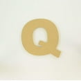 thumbnail image 4 of Package of 1, 8 Inch X 3/4" Thickness MDF Letter Q in The Arial Font, Thick, Upper Case for Art & Craft Project, Made in USA, 4 of 4