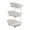 White, variant on 3-Tier Serving Bowl Stand For Kitchen Counter - Multi-Level Fruit Vegetable Snack Dessert Display & Storage Basket