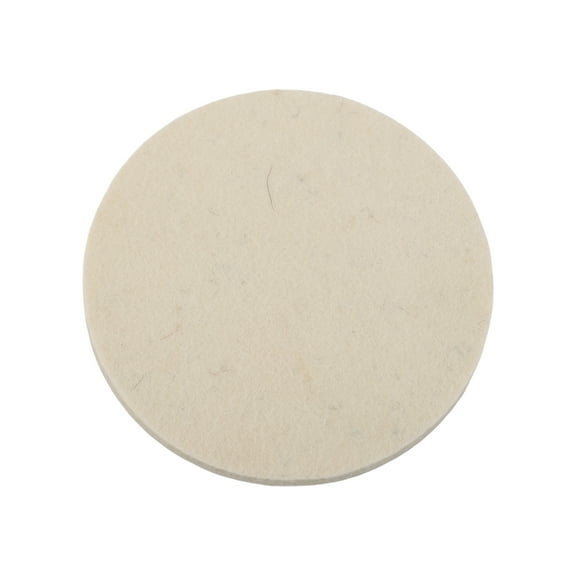 Unique Bargains 1pc 5" 125mm Universal Wool Polishing Buffing Waxing Pad Car Drill Attachment Hook Loop Wool White