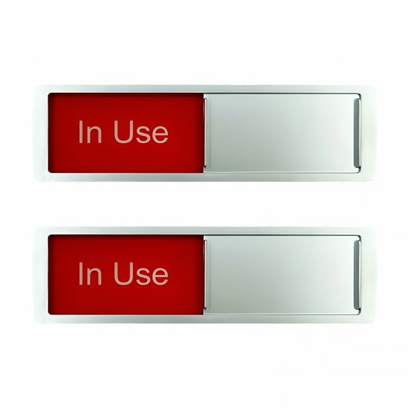 LAMIRO 2 Pcs office door signs,Vacant Occupied Signs Privacy Signs Available or In Use Sign Slider Door Indicator Signs for Home Office Restroom Conference