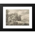thumbnail image 2 of Johann Christian Klengel 14x11 Black Modern Framed Museum Art Print Titled - Ideal Landscape with a Shepherd and Cows (1770-1824), 2 of 5