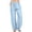 #Light Blue, variant on DPTALR Women's Solid Color Drawstring Loose Casual Wide Leg Long Pants,Khaki,Size S,,Women's Plus ,Young Adult Tops,2026 Trendy Fashion Pants