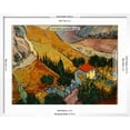 thumbnail image 5 of Art.com Landscape with House and Ploughman, 1889 Giclee Print by Vincent van Gogh, White Frame Wall Art, 29" x 23", 5 of 5