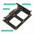 thumbnail image 4 of Adaptador Dual U.2 A PCIe 4.0 X8, Elevador de Tarjeta U.2 SFF-8639, Compatible con 2 SSD U.2, Compatible con Win8/10/11 Linux, 4 of 5