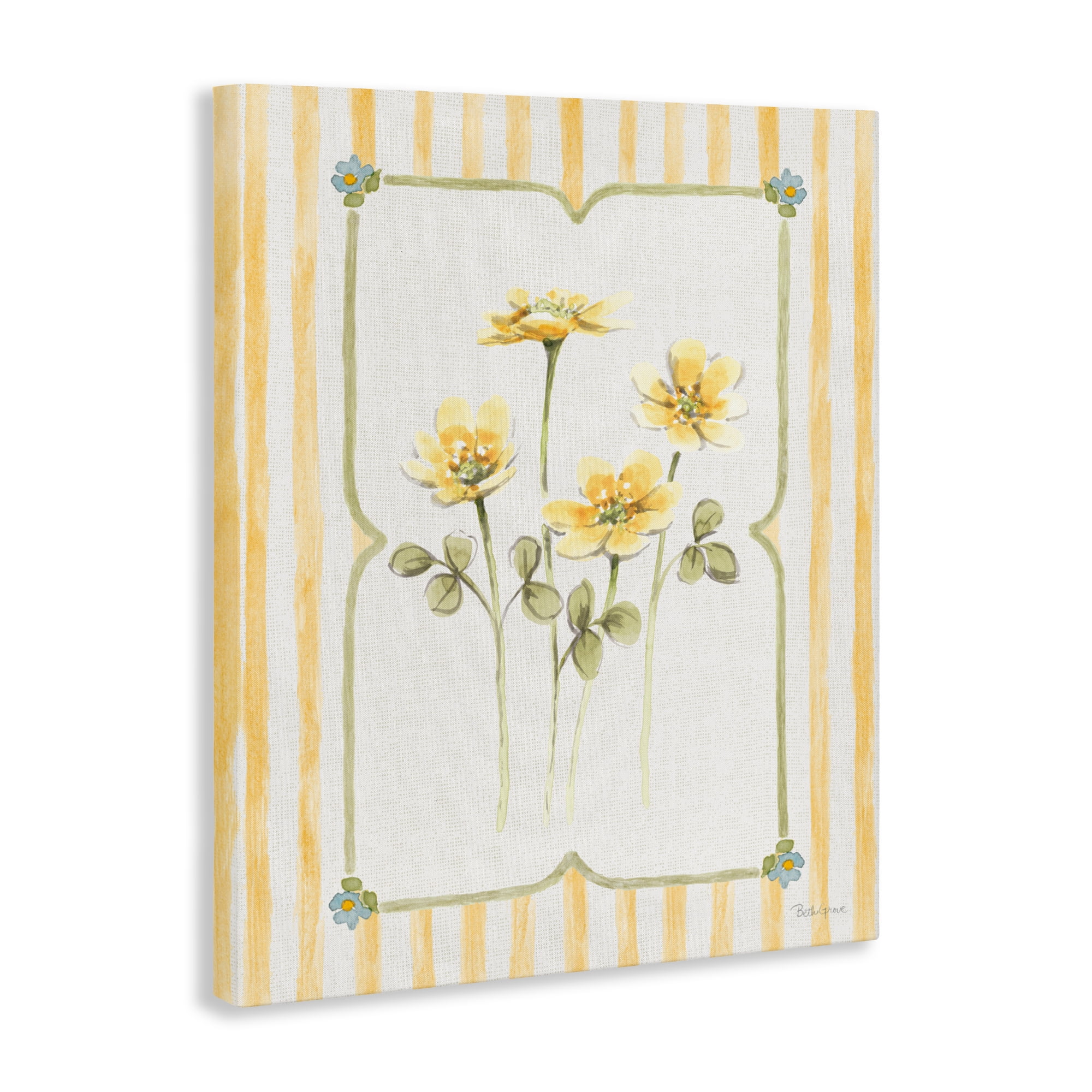 Stupell Industries Sweet Honey Florals Canvas Wall Art, design by Beth Grove