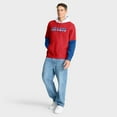 thumbnail image 4 of Men's Fanatics Red New England Patriots Helmet Retro Pullover Hoodie, 4 of 7