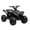 black, variant on CazToi 12V Kids Ride On Toy ATV Electric ATV with Remote Control, Music, Horn, Monitor Display, LED Lights, Treaded Tires for Toddlers 3-6