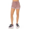 thumbnail image 2 of Auliné Collection Womens Sports Exercise Workout Fitness Gym Yoga Running Shorts Mauve SM, 2 of 4