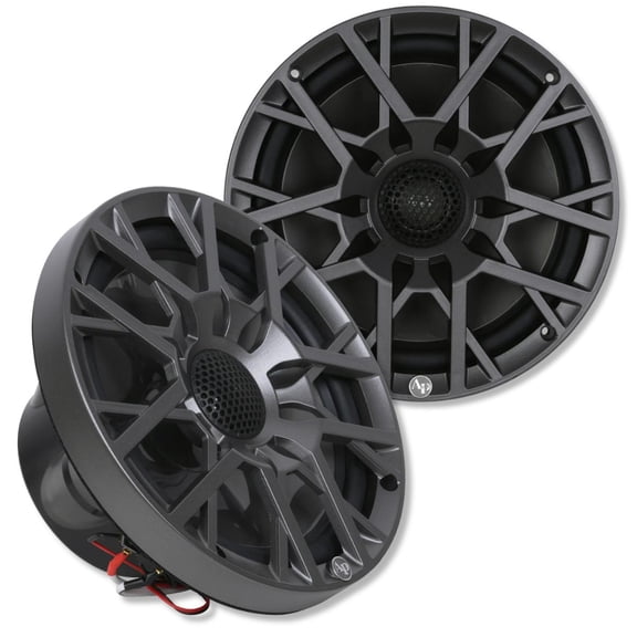 8" 175W RMS Coaxial 2-Way Marine Speakers Pair w/ RGB LED Lights  | APSW-804SP