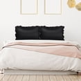 thumbnail image 2 of Unique Bargains Satin Pillowcase Ruffled Pillow Shams Silky Sateen Pillow Cases Covers, 2 of 8
