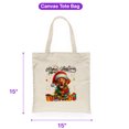 thumbnail image 5 of Merry Christmas Santa Vizsla Scarf Twinkling Lights Xmas Holiday Canvas Tote Bag Vizslas Dog Lover Gifts Idea Reusable Shopping Grocery Bag - 00022, 5 of 5