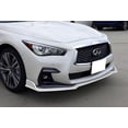 thumbnail image 6 of For 2018-2024 Infiniti Q50 Sport Painted White Front Bumper Body Kit Lip 3PCS, 6 of 6