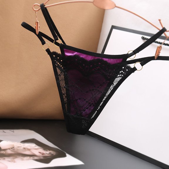 Vedolay Womens Briefs Seamless Underwear for Women No Show Panties Feel Air Invisibles Bikini Panties,Purple One Size