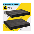 thumbnail image 1 of 4 Pcs Customizable Polyethylene Foam Packing Foam Inserts for Cases Tool Foam Black Foam Sheet for Packaging and Crafts, 1 of 5