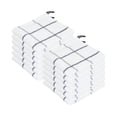 thumbnail image 5 of Sloppy Chef Bulk Case of 144 Kitchen Dishcloths (13x13), Cotton, Grey Windowpane Stripes, 5 of 5
