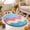 A-19.68x31.49 in, variant on Plush Egg-Shaped Bath Mat for Easter - Non-Slip Shag Pile Rug with Speckled Design, Absorbent & Machine Washable for Bathroom or Kitchen