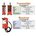 thumbnail image 3 of F21-E1/E1B Wireless Industrial Remote Controller Switches for Hoist Crane Control Hydraulic Lift Car 12-24V DC ,Easy to Operate, 3 of 7