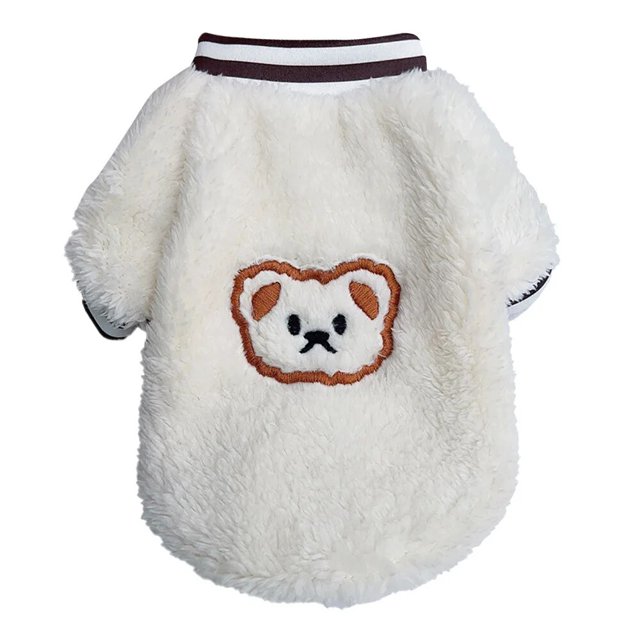 Ropa de lana suave para perros pequeños, chaleco de primavera y verano para cachorros, gatos, Shih Tzu, Chihuahua, chaqueta de Bulldog Francés, abrigos de Pug