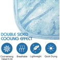 thumbnail image 2 of Cooling Thin Mattress Pad, Queen Size Mattress Topper for Hot Sleepers, with a Deep Pocket Fits 16" Mattresses, Cool Fitted Sheets for Bed, Summer Cooling System, Gray, 60"x80", 2 of 5