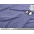 thumbnail image 3 of Soimoi Purple Poly Georgette Fabric Brush Stroke & Dots Abstract Printed Fabric 1 Yard 52 Inch Wide, 3 of 3