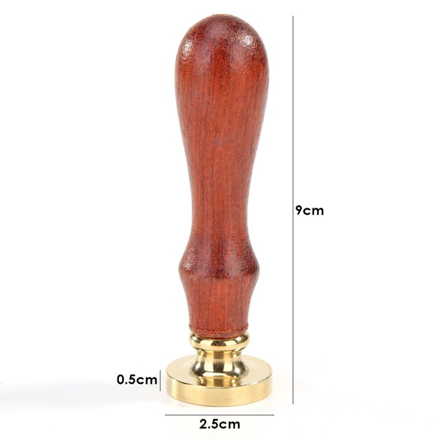 Sello De Lacre Sello de cera retro Sello de feliz cumpleaños Pintura Sello de madera Cera de sellado DIY 16 Sywqhk Libre de BPA