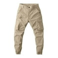 thumbnail image 1 of Men's Cargo Pants For Everyday Casual Outdoor Activities Comfortable Relaxed Fit With Zipper Details Perfect For Spring And Summer, 1 of 5