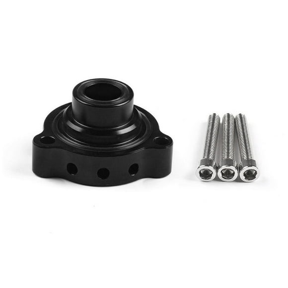 Car Blow-off Universal Valve Adapter Aluminum Alloy High-performance Connector Parts Convenient Sturdy Automotive Modification Parts Accessory Black