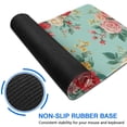 thumbnail image 6 of Long Mouse Pads for Desk,Pioneer Flower Floral Print Pattern Desk Mats on Top Of Desks, Desk Mouse Pad Extra Large with 3mm Non-Slip Base and Stitched Edge for Gaming,Office,Work,Home 35.4"x15.7", 6 of 6
