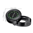 Mountable Mini Clock TABLZONE Handbar Mount Digital Clock Black Waterproof Durable ...